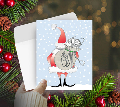 Horse Boxed Christmas Cards | Tack Filled Bag | 8 Holiday
