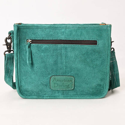 American Darling Western Genuine Suede Leather Crossbody Bag