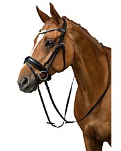 HKM Black Bridle - "Fleur"