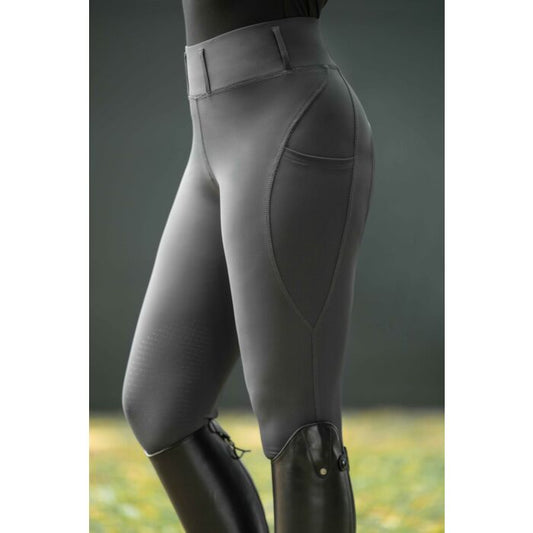 HKM Riding leggings -Jil High Waist- silicone  knee patch