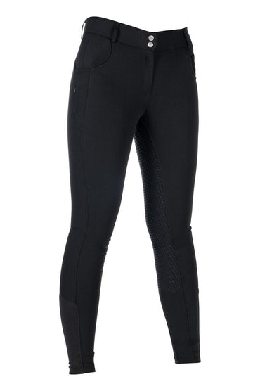 HKM Ari Mid Rise- Sil. Full Seat Ladies Riding Breeches