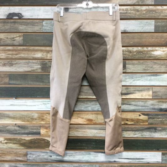 USED Ovation Youth English Breeches Large Tan