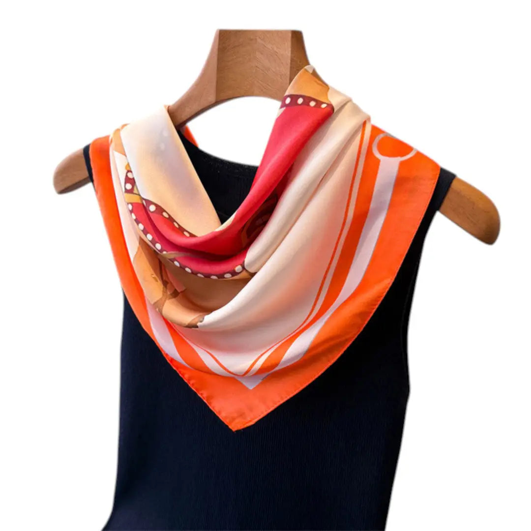 Awst Int'l Horse in Blanket Scarf 28" X 28"
