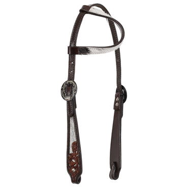 Showman Meadow Hide One Ear Headstall and Breastcollar