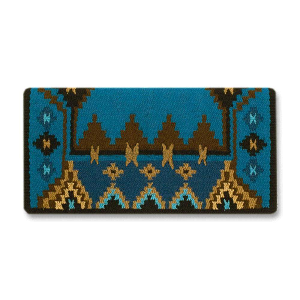 Mayatex 1465-4 Enchanted Pines Turquoise Wool Saddle Blanket TURQUOISE