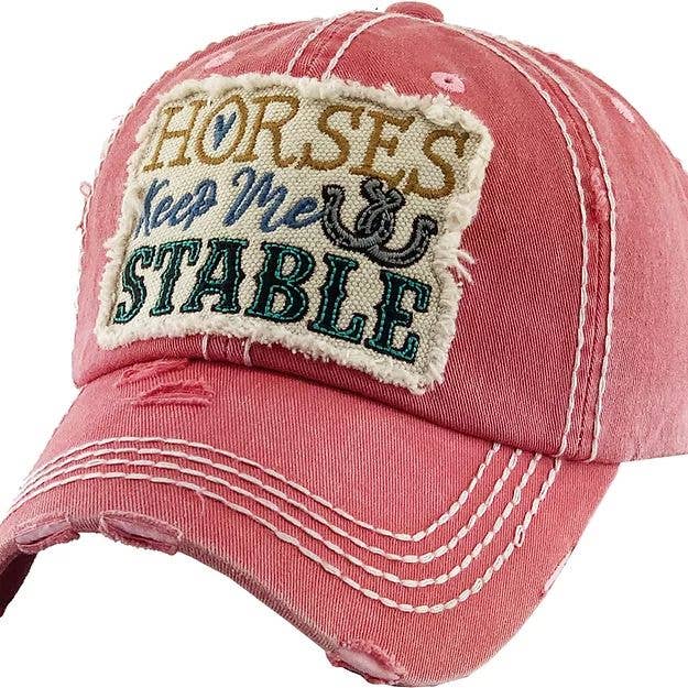 AWST Int'l Horses Keep Me Stable Cap