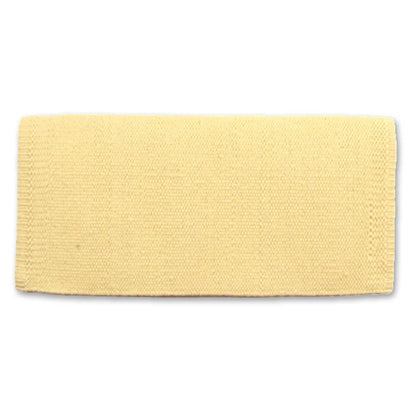 San Juan Solid Lemon Ice 36x34 New Zealand Wool Saddle Blanket