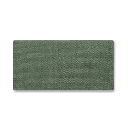 1314C-38 San Juan Solid Sage 38x34 New Zealand Wool Saddle Blanket