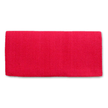 1314C-85 San Juan Solid Fandango Pink 38x34 New Zealand Wool Saddle Blanket