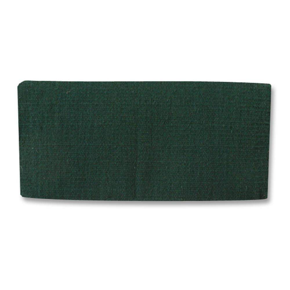 San Juan 24x24 Hunter Green New Zealand Wool Pony Saddle Blanket