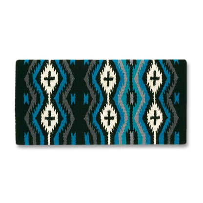 1453-1 Las Cruces 36X34 NEW ZEALAND WOOL SADDLE BLANKET