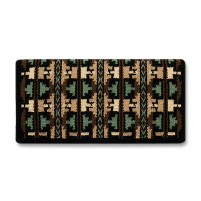 1464-12 Broken Arrow 38inX34in NEW ZEALAND WOOL SADDLE BLANKET