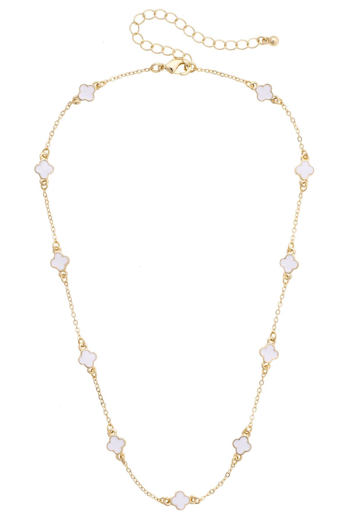 Margaret Dainty Clover Necklace