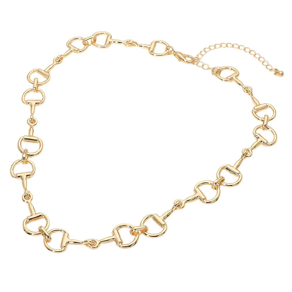 Horsebit Link Chain Necklace