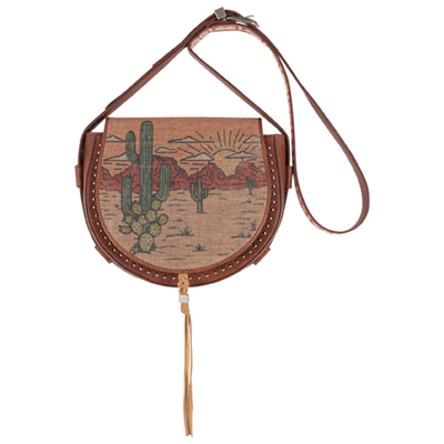 Red Dirt Hat Company Ladies Saddle Bag-Desert Scape