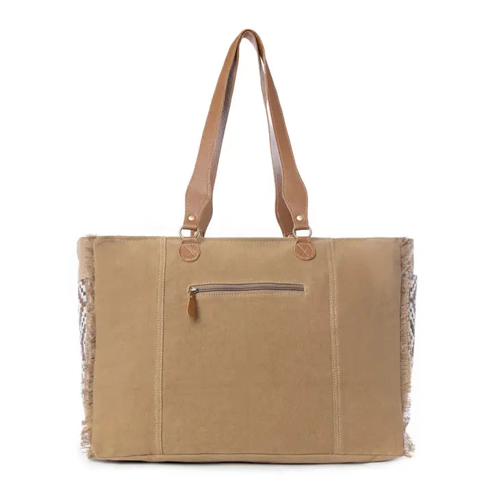 Myra Elisa Leather Weekender Bag