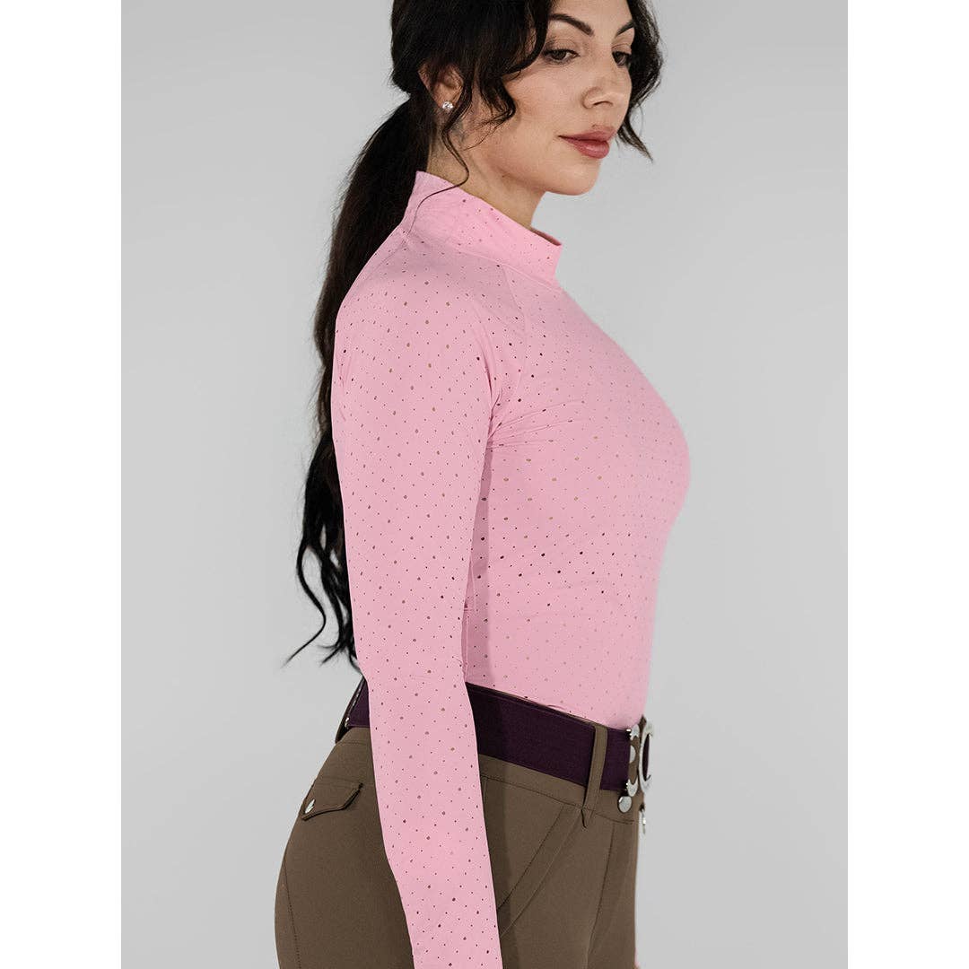Dapplebay Aircut Mock Neck LS Top