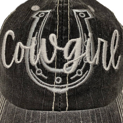 Cowgirl Women's Western Embroidered Baseball Cap