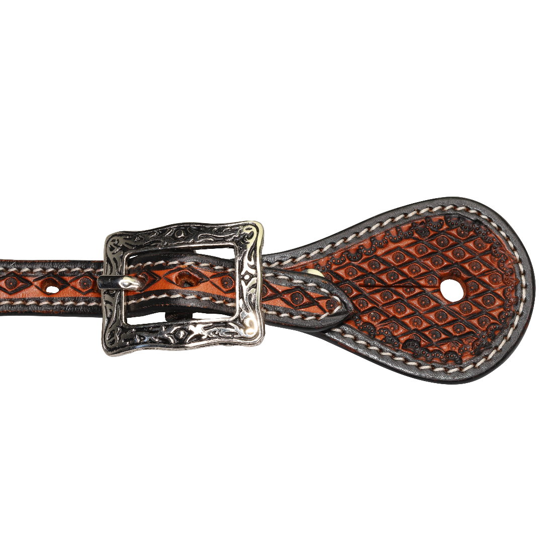 Western Leather Spur Straps - Roanoke