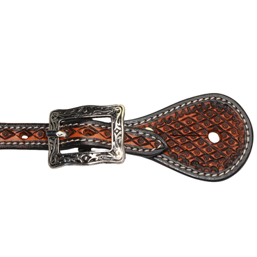Western Leather Spur Straps - Roanoke