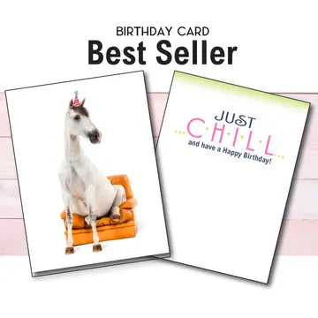 Horse Greeting Birthday Card