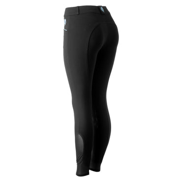 Equinavia Astrid Womens Silicone Full Seat Breeches - Black/Dusty Blue