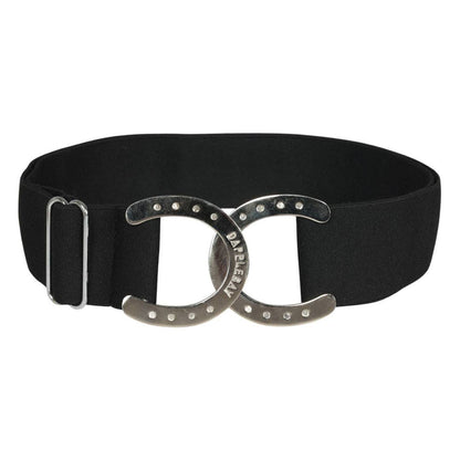 Dapplebay Horse Shoe Elastic Belt - Black