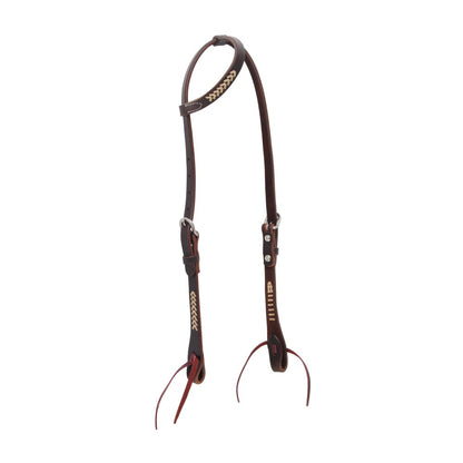 Sonoma Slip Ear Headstall w/ Rawhide Weaving