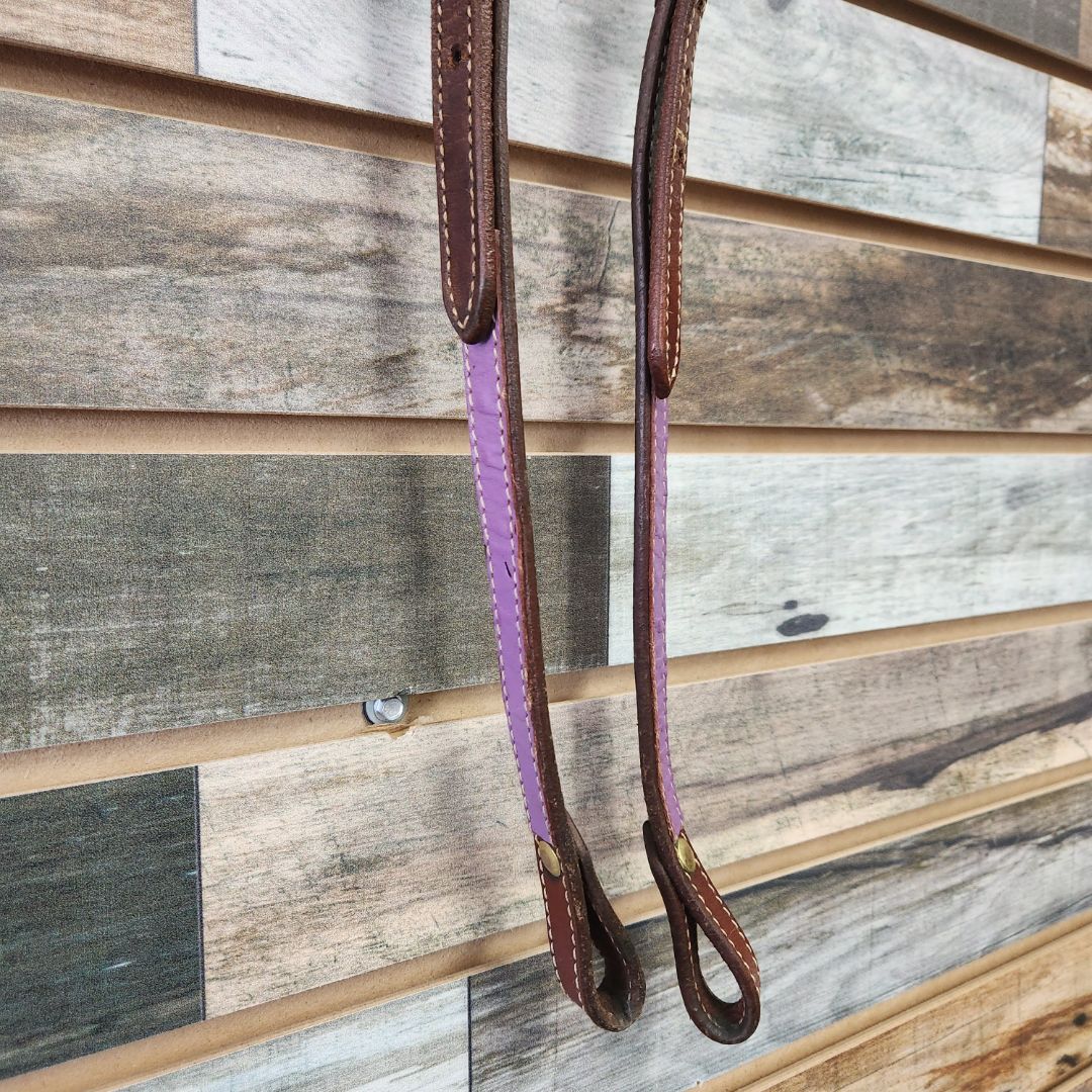 USED  Western Headstall  Purple