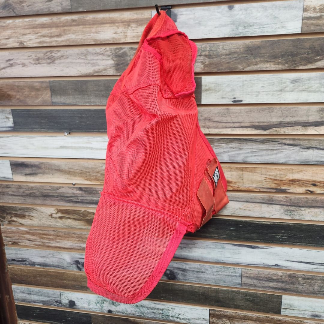 USED Rugged Ride Fly Mask Horse Red