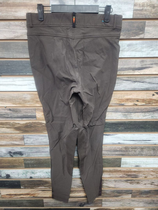 USED Kerrits English Breeches Large Dark Brown