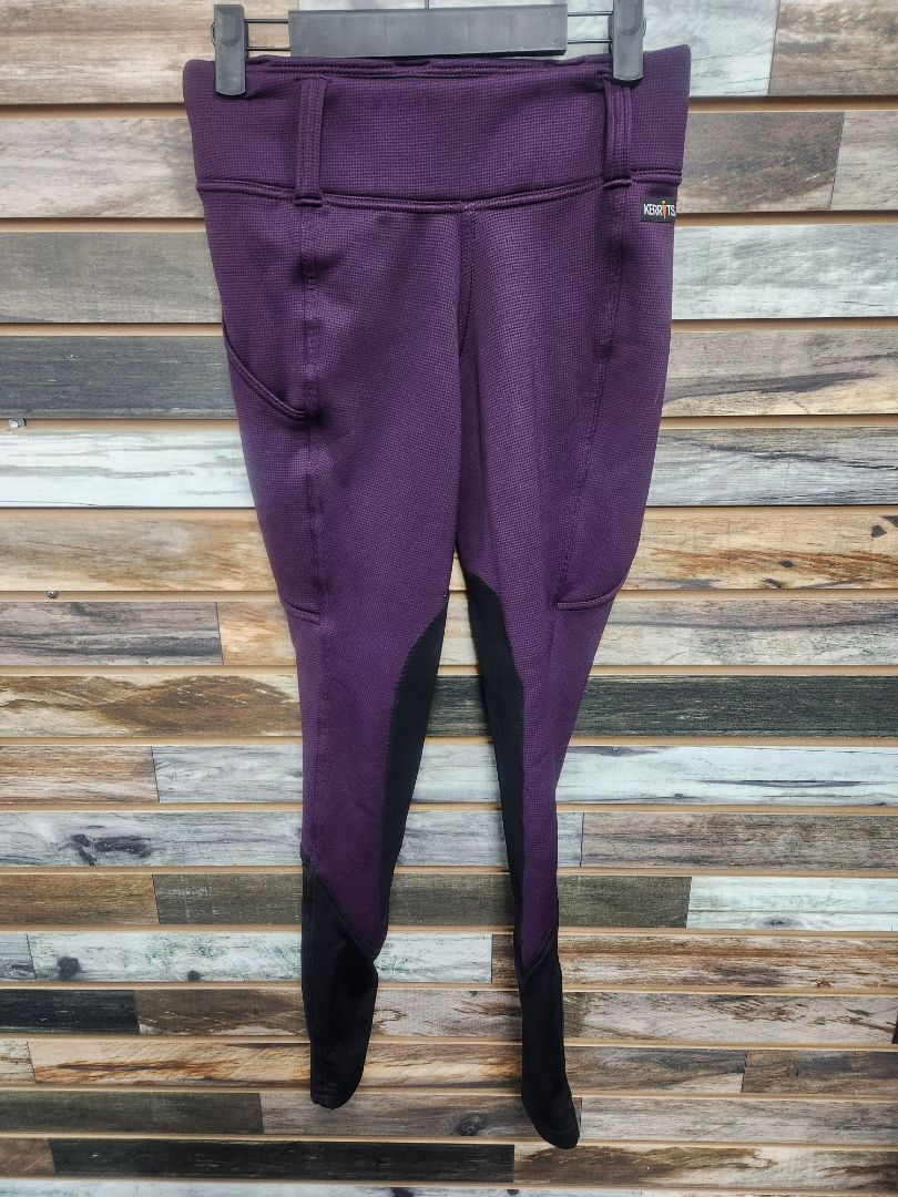 USED Kerrits English Breeches Small Purple