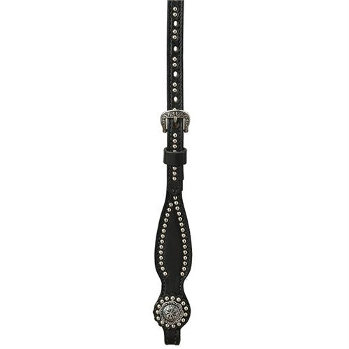 Weaver Back in Black Browband Headstall