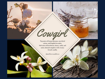 Cowgirl Candle in Reusable Whiskey Glass 