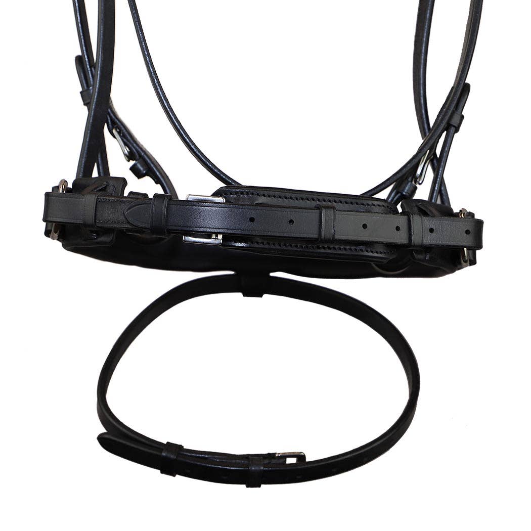 Bonn Crank - Leather Dressage Horse Bridle With Flash