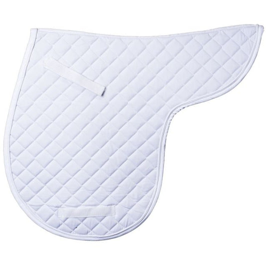 USED Tough1 Quilted Contour AP Saddle Pad Full White