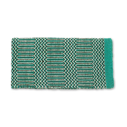 Teal Double Weave 32x64 Acrylic Blend Saddle Blanket