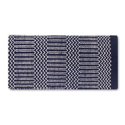 Mayatex Navy Double Weave 32x64 Acrylic Blend Saddle Blanket