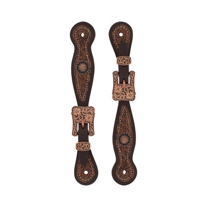 Western Floral Ladies' Spur Straps