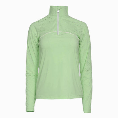 Dapplebay Lady 1/4 Zip Aircut LS Riding Top
