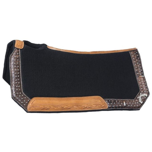 Tough1 Pistol Annie Collection Saddle Pad 28" x 30" Black