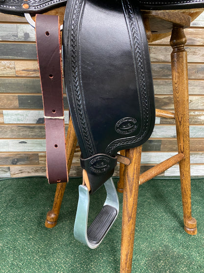 HR Black Flex Trail Saddle 16"