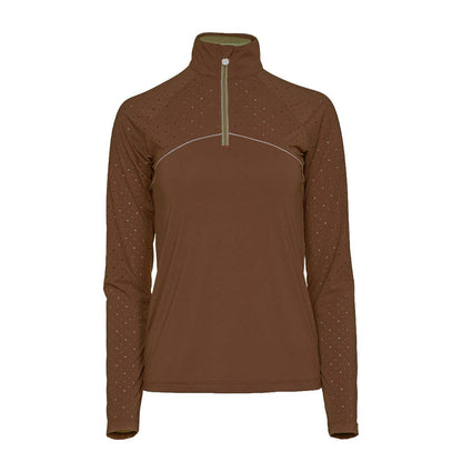 Dapplebay Lady 1/4 Zip Aircut LS Riding Top