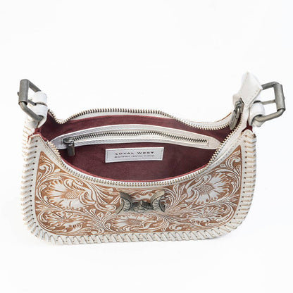 Loyal West Dannia Medium Purse - Ivory Dust