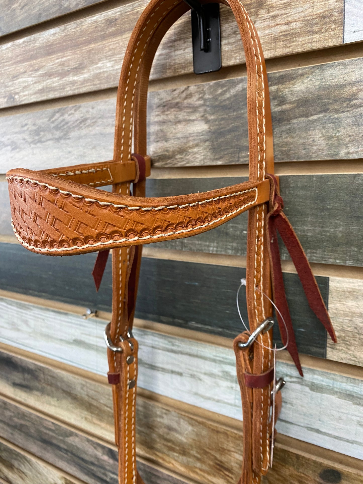 HR D&S Scalloped Headstall with Quick change Ends