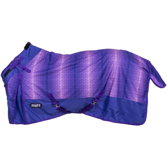 Tough1 1200D Chevron Print Turnout Sheet 78" Purple