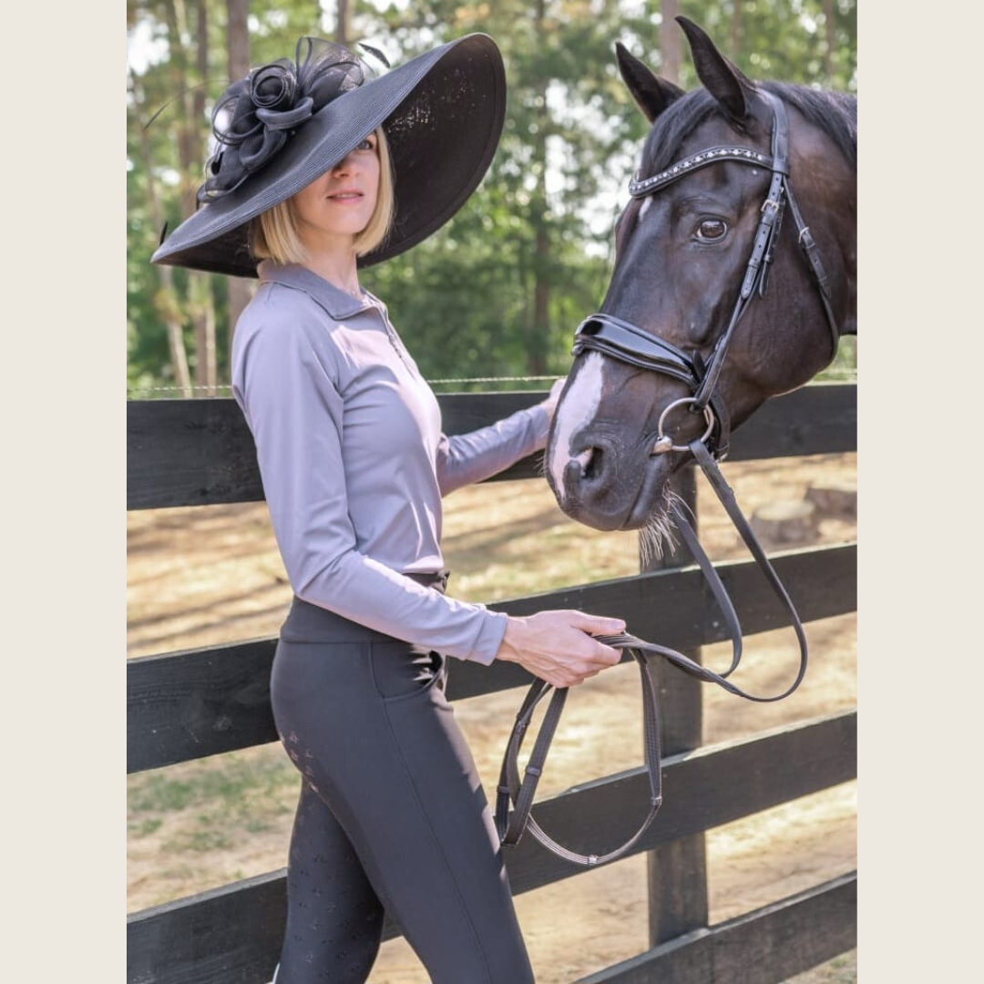 Lavender Ash Riding Shirt - DQD Vintage Collection