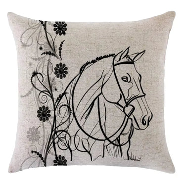 Noble Pony - Linen Pillow