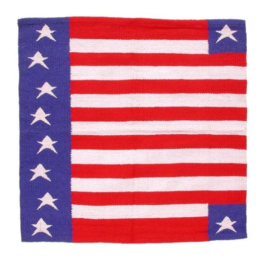 Tough 1 Stars & Stripes Acrylic Blend Saddle Blanket