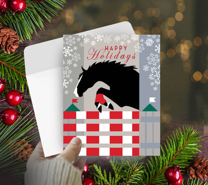 Horse Boxed Christmas Cards | Jumper Snowflake | 8 Holiday